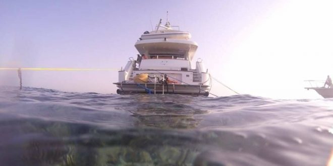 البيئة تتخذ اجراءات قانونية فى جنوح المركب السياحى بالبحر الاحمر