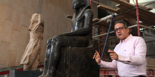 وزير السياحة: نقل أكثر من 54 ألف قطعة أثرية للمتحف المصرى الكبير