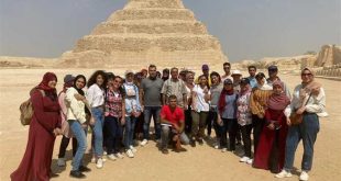 مركز زاهي حواس للمصريات بمكتبة الإسكندرية ينظم زيارة لسقارة ومتحف إيمحتب