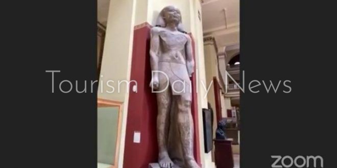 55 شاباً من أبناء المصريين بنيوزيلندا في زيارة افتراضية للمتحف المصري