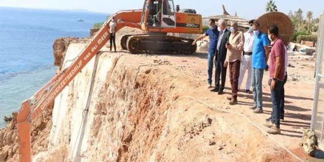 إنشاء ممشى سياحي بمنطقة هضبة أم السيد بشرم الشيخ