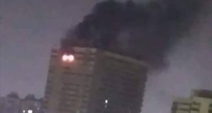 تعرف على خسائر حريق مبنى برج مصر للسياحة وأسبابه