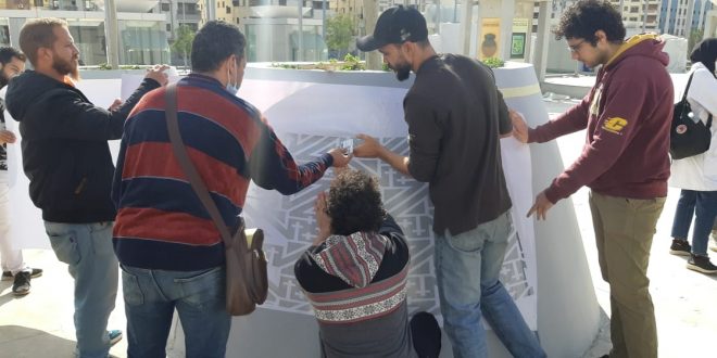 السياحة تضيف لمسة جمالية على القومي للحضارة وتستعين بطلبة كليات الفنون11