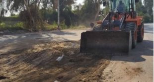 البياضية تتأهب لعودة السياحة بتوسعة الطرق ورفع المخلفات وتقليم الأشجار