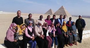 جولة سياحية للإعلاميين السودانيين فى أهرامات الجيزة