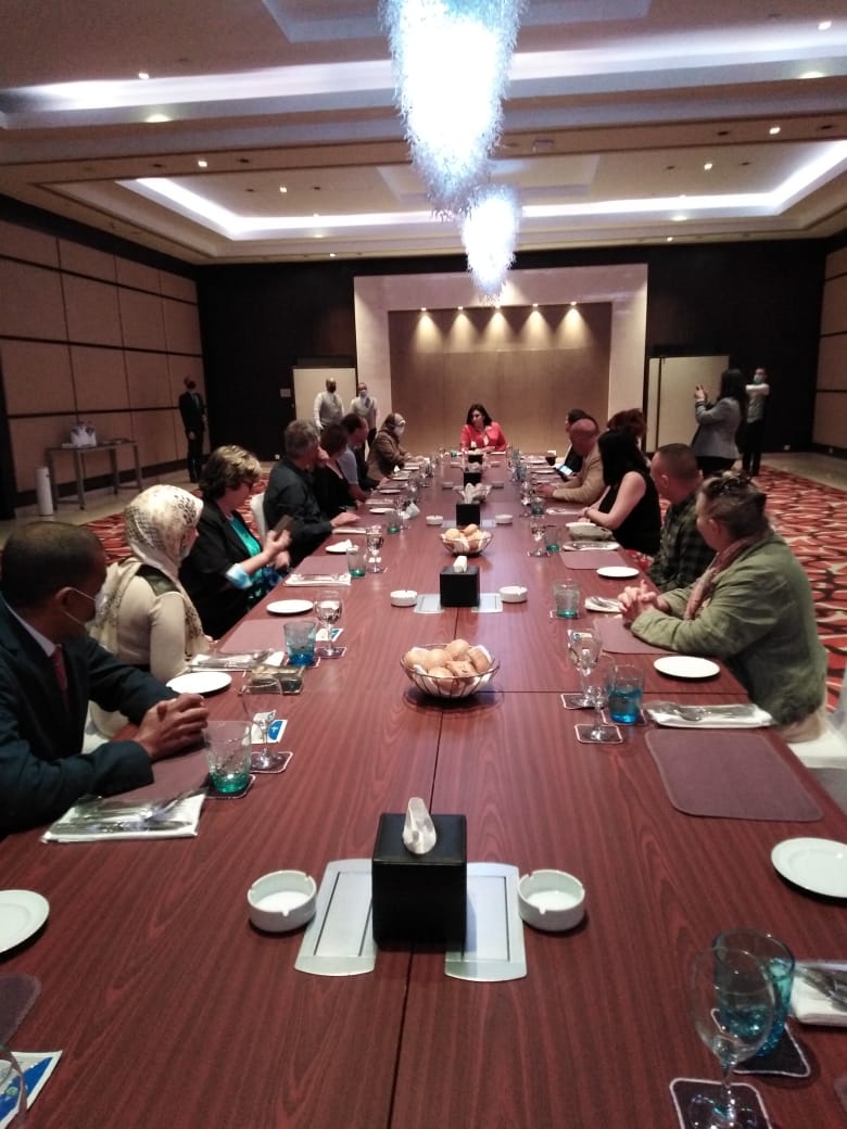 غادة شلبي تطمئن وفد صربي عن اجراءات مصر الاحترازية وتؤكد تنوع مقاصدنا1