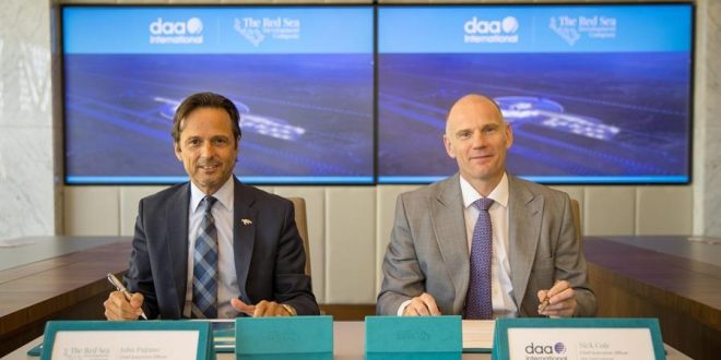 البحر الأحمر للتطوير تعين شركة daa العالمية كمشغل للمطار وإدارة المرافق