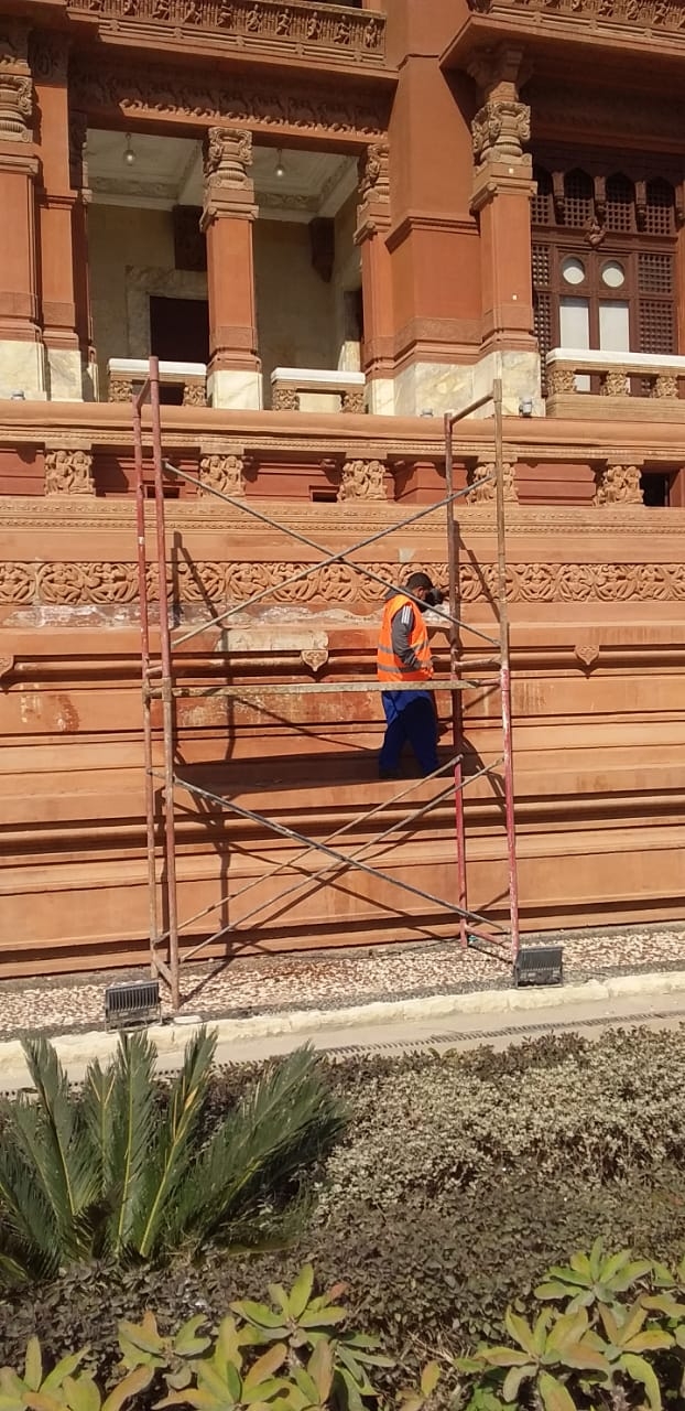 بدء ترميم قصر البارون إمبان رغم افتتاحه من 7 شهور فقط لإزالة الأملاح