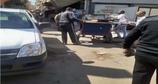 حملة موسعة لإزالة الإشغالات بالسوق السياحي بأسوان