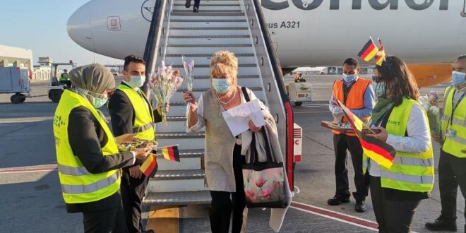 كوندور الألمانية تزيد رحلاتها لمصر من مارس والممر الأمن يشجع عودة السياحة