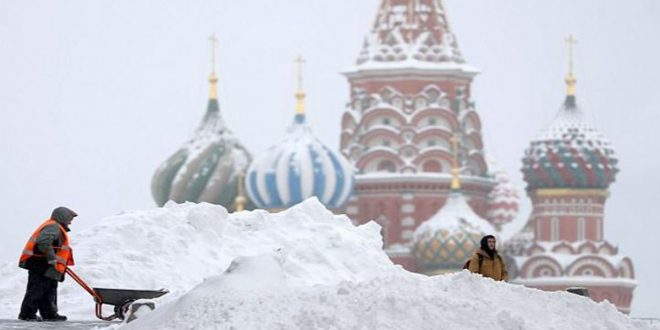  تساقط الثلوج يحطم الرقم القياسي اليومي في موسكو