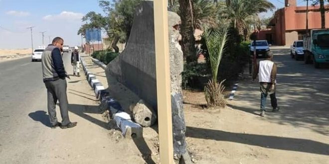 حملة لتجميل وتطوير المنطقة المحيطة بمتحف آثار كوم أوشيم