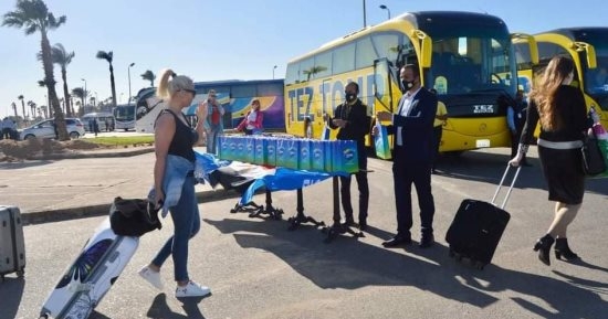 مطار شرم الشيخ يستقبل أول رحلة شارتر قادمة من إستونيا على متنها 180 سائحا