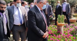 وزيرا الزراعة والشباب ومحافظ الجيزة يفتتحون معرض زهور الربيع بالأورمان