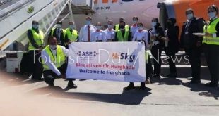 الغردقة تستقبل أولى رحلات الطيران من مولدوفا