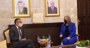 الحفاظ على التراث الفلسطيني محور مباحثات وزيرة السياحة مع القنصل الايطالي