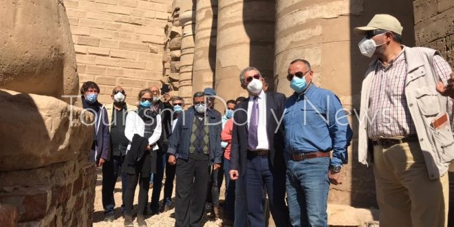 "العليا للمركز المصري الفرنسي" تناقش خطة أعمال تطوير معابد الكرنك بالأقصر