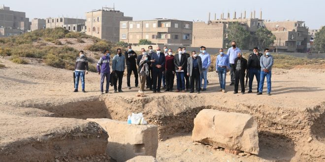 الداودي يتفقد أعمال البعثة الأثرية الفرنسية بمدينة قفط العريقة