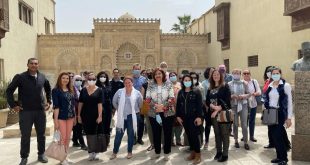 كواليس زيارة زوجات سفراء 20 دولة بالعالم إلى منطقة مجمع الأديان6