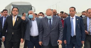 وفد من لجنة النقل بالنواب يتفقد تطوير الطرق بمدينة برج العرب الجديدة