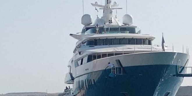 اليخت السياحي شروق الشمس يصل لميناء شرم الشيخ