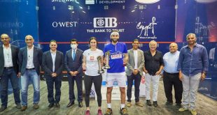 ختام فعاليات النسخة 9من بطولة الجونة الدولية للاسكواش 2021 للرجال والسيدات