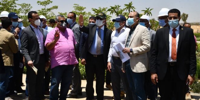 وزير الإسكان يتفقد مشروع الحدائق المركزية "كابيتال بارك" بالعاصمة الإدارية