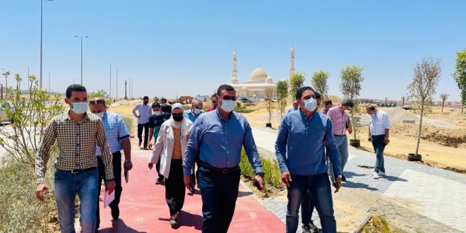 رئيس جهاز العاصمة الإدارية يتفقد العمل بالأحياء السكنبة والمحاور الرئيسية
