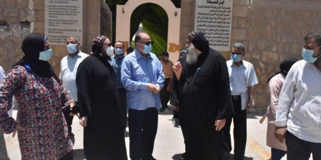 محافظ أسيوط يتفقد مسار رحلة العائلة المقدسة ودير المحرق بالقوصية