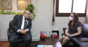 سفيرة كوبا تزور مكتبة الإسكندرية في أول زيارة رسمية