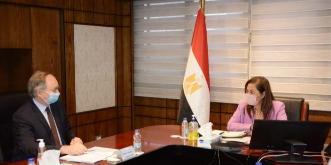 وزيرة التخطيط تستعرض مع سفير الاتحاد الأوروبي آثار جائحة كورونا الاقتصادية