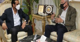 محافظ جنوب سيناء يستقبل وفد "فلاى دبى" بغد إعلانها إطلاق 3رحلات لشرم الشيخ