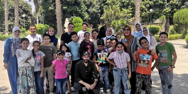 السياحة تنظم جولة 20 طفل من ذوي الهمم لمتحف ركن الفاروق بحلوان