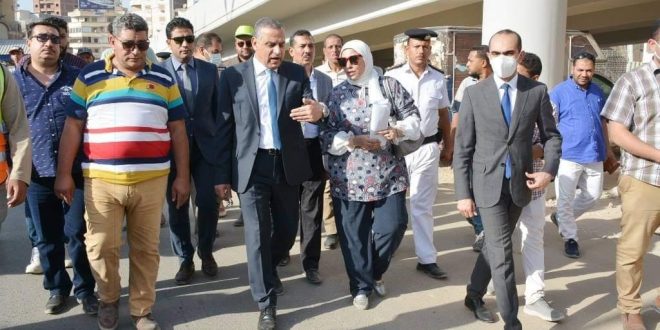 سوهاج تجهز البنية التحتية للسياحة المحافظ يتفقد تنسيق موقع كوبري الثقافة