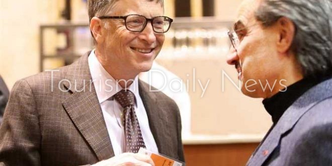 بيل جيتس والوليد بن طلال