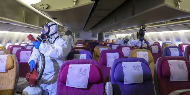 شبح عودة كوفيد-19 يصيب صناعة الطيران في الصين وانخفاض كبير في عدد الرحلات