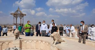 وزير السياحة يتفقد ترميم قلعة صلاح الدين وجامع محمد علي وتطوير الخدمات