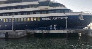 ميناء بورسعيد يستقبل السفينة السياحية WORLD NAVIGATOR على متنها 119 سائحا