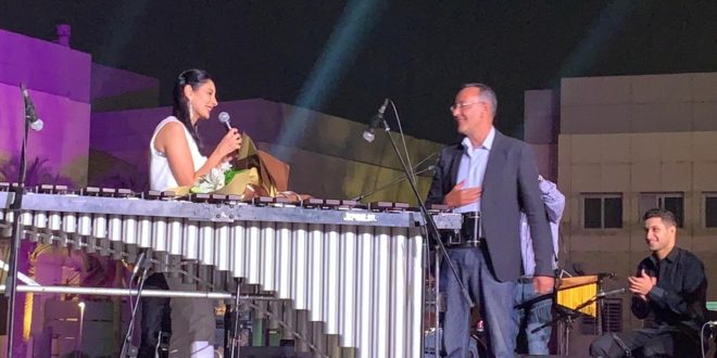 الماريمبا تبهر المشاهدين بالمتحف القومي للحضارة المصرية بالفسطاط