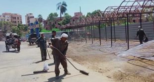 حملات نظافة مكثفة بأحياء مدينة الأقصر استعداداً للموسم السياحي الجديد