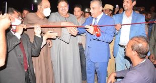 محافظ سوهاج يفتتح طريق كورنيش النيل بالمنشاة بتكلفة 7 مليون جنيه