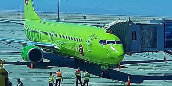 مصر للطيران للخدمات الأرضية تستقبل أولي رحلات Siberia AIR LINES بالغردقة
