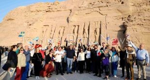 تعامد الشمس على معبد أبو سمبل استمر 20 دقيقة وبدأ الساعة 5:52 صباحاً