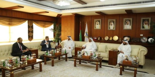 وفد جمعية التعاون للبلدان التركية والعربية في عجمان يبحث فتح أسواق جديدة