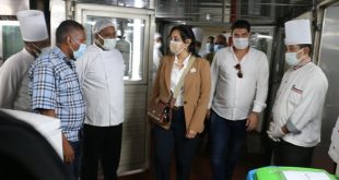 غادة شلبى تتفقد المطابخ وصالات الألعاب وحمامات السباحة وغرف فنادق الأقصر