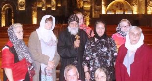 وفد سياحي من جنسيات مختلفة يزور محطات رحلة العائلة المقدسة بأسيوط