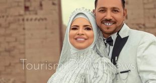 شيماء ومحمود أول جلسة "سيشن" لعروسين في طريق الكباش عقب افتتاحه
