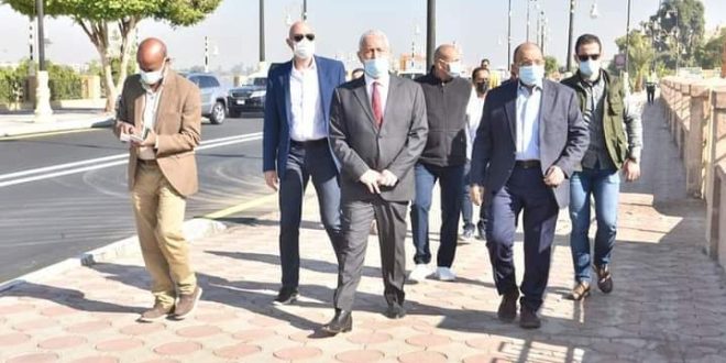 وزير التنمية المحلية يتابع لمسات تطوير محيط طريق الكباش النهائية بالأقصر