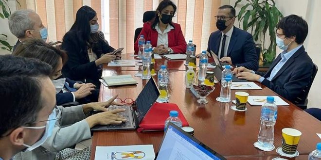 شلبى تجتمع مع ممثلى شركة Jefferies الدولية ومجموعة من المستثمرين الأجانب