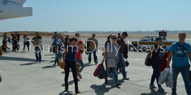 129 رحلة طيران دولية تهبط في مطاري الغردقة ومرسى علم على متنها 20 ألف سائح1